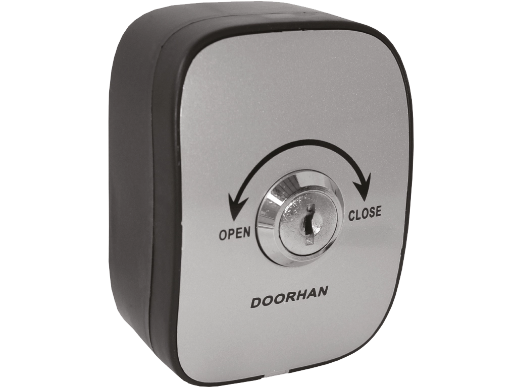 Артикул «KEYSWITCH_N». Ключ-кнопка серии keyswitch_n (ключ-кнопка_н) используется для подачи управляющей команды на блок управления автоматической системы, которая открывает, останавливает и закрывает ворота.
